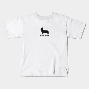 Corgi Origin Kids T-Shirt